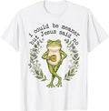 I Could Be Meaner But Jesus Said No Cute Frog Coffee Meme T-Shirt
