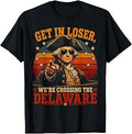 Get in Loser We're Crossing the Delaware Vintage Graphic T-Shirt