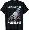 Pigeon Design for Men Women Kids Pigeon Racing Pigeon Lover T-Shirt