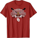 Oklahoma Sooners National Champs 2026 Baseball CWS Trophy T-Shirt