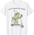 Off to Teach 5th Grade Teacher Frog Funny Back to School T-Shirt