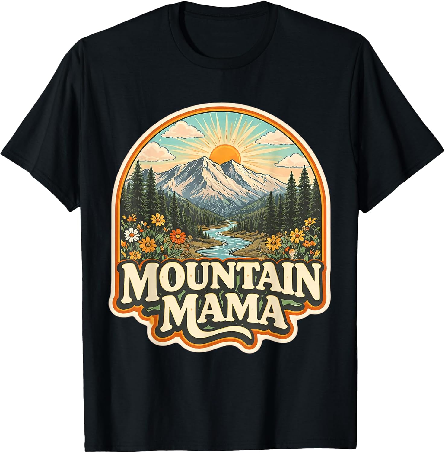 Mountain Mama Mother's Day Hiking Hiker Hike Merch
