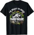 Ready to Crush 3rd Grade First Day of School Dinosaur Boys T-Shirt