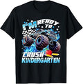 I'm Ready to Crush Kindergarten Monster Truck Boys Kids T-Shirt