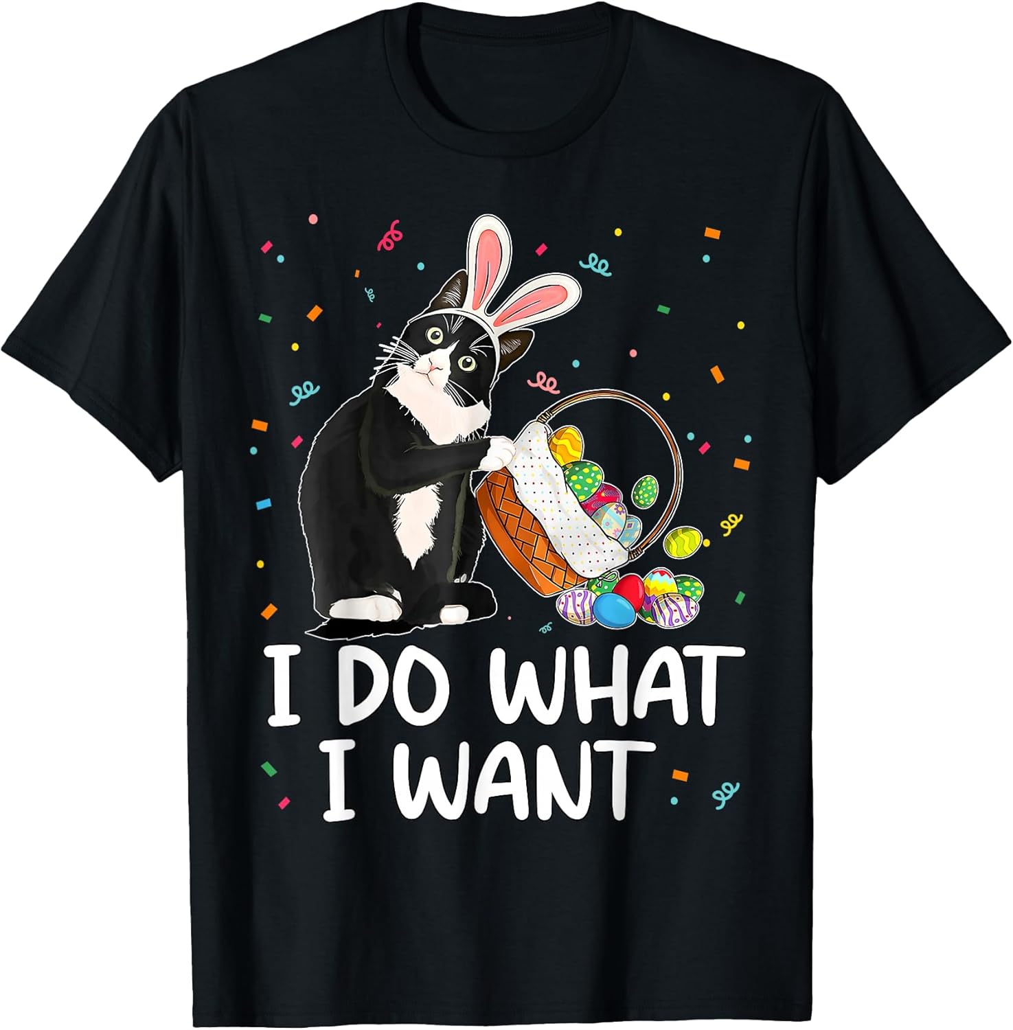 Easter Cat Funny Humor Tee Gifts Easter Day Shirts