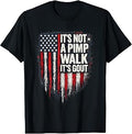 Its Not A Pimp Walk Its Gout Funny Old Man Humor Design T-Shirt