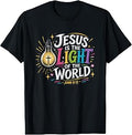 Jesus is The Light of The World John 8:12 VBS 2026 T-Shirt
