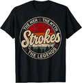Vintage The Men The Myth Strokes Legends Gift for Men Women T-Shirt