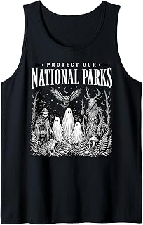 Protect Our National Parks or We'll Haunt Your Backyard Tank Top