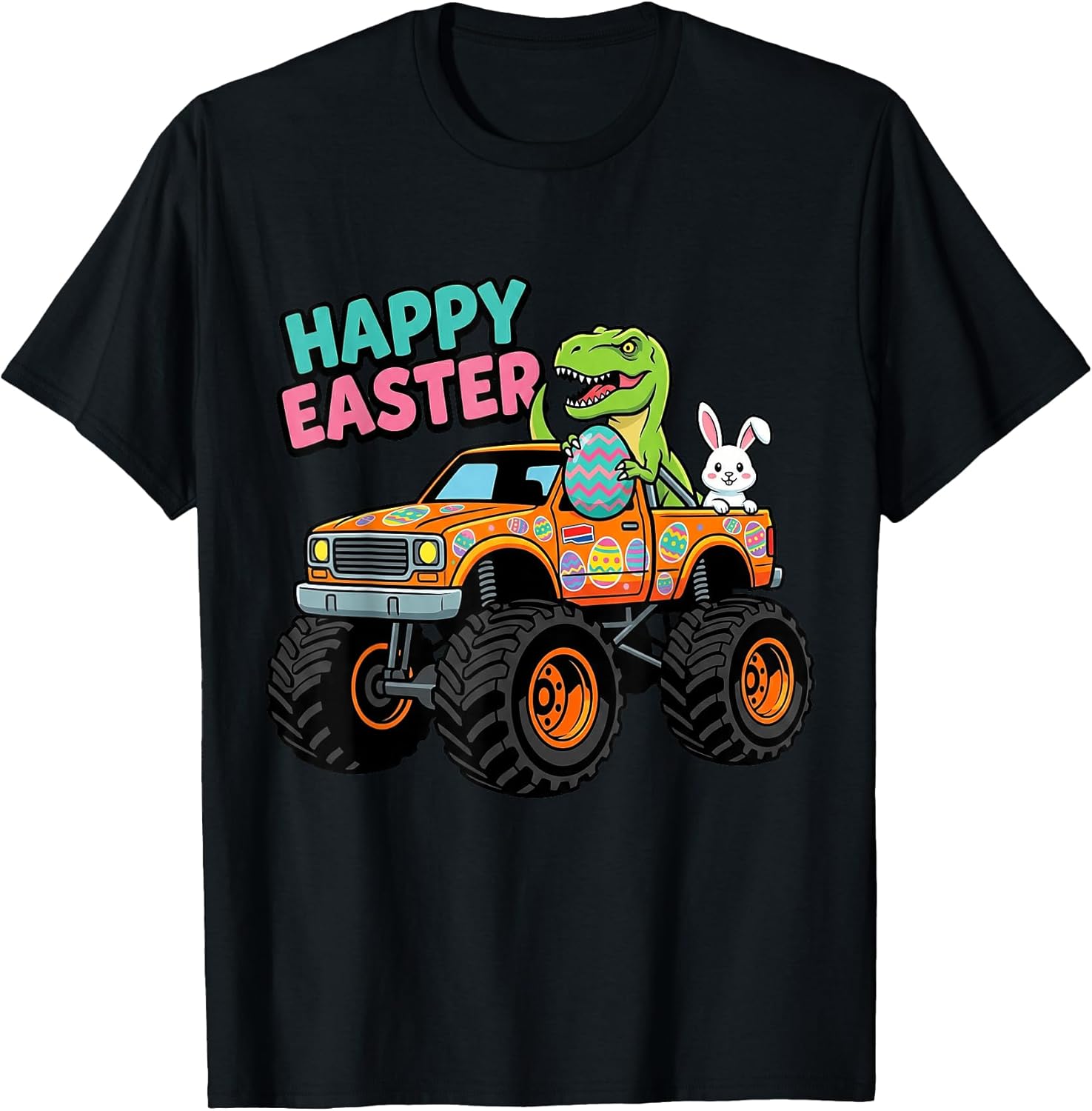 Funny Easter Dinosaur T Rex Monster Truck