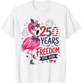 Cute Patriotic Pink Flamingo 250 Years 1776-2026 T-Shirt