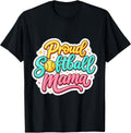 Proud Softball Mama Mom Mother Daughter Merch