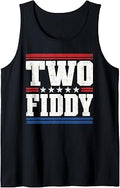 Two Fiddy 2 Fiddy 250th Anniversary 4th of July Patriotic Tank Top