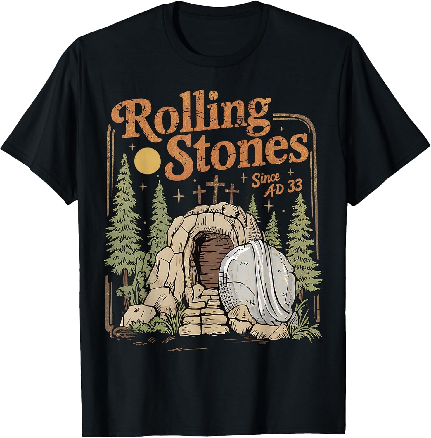 Faith-Based Easter Resurrection Tee for Men Women
