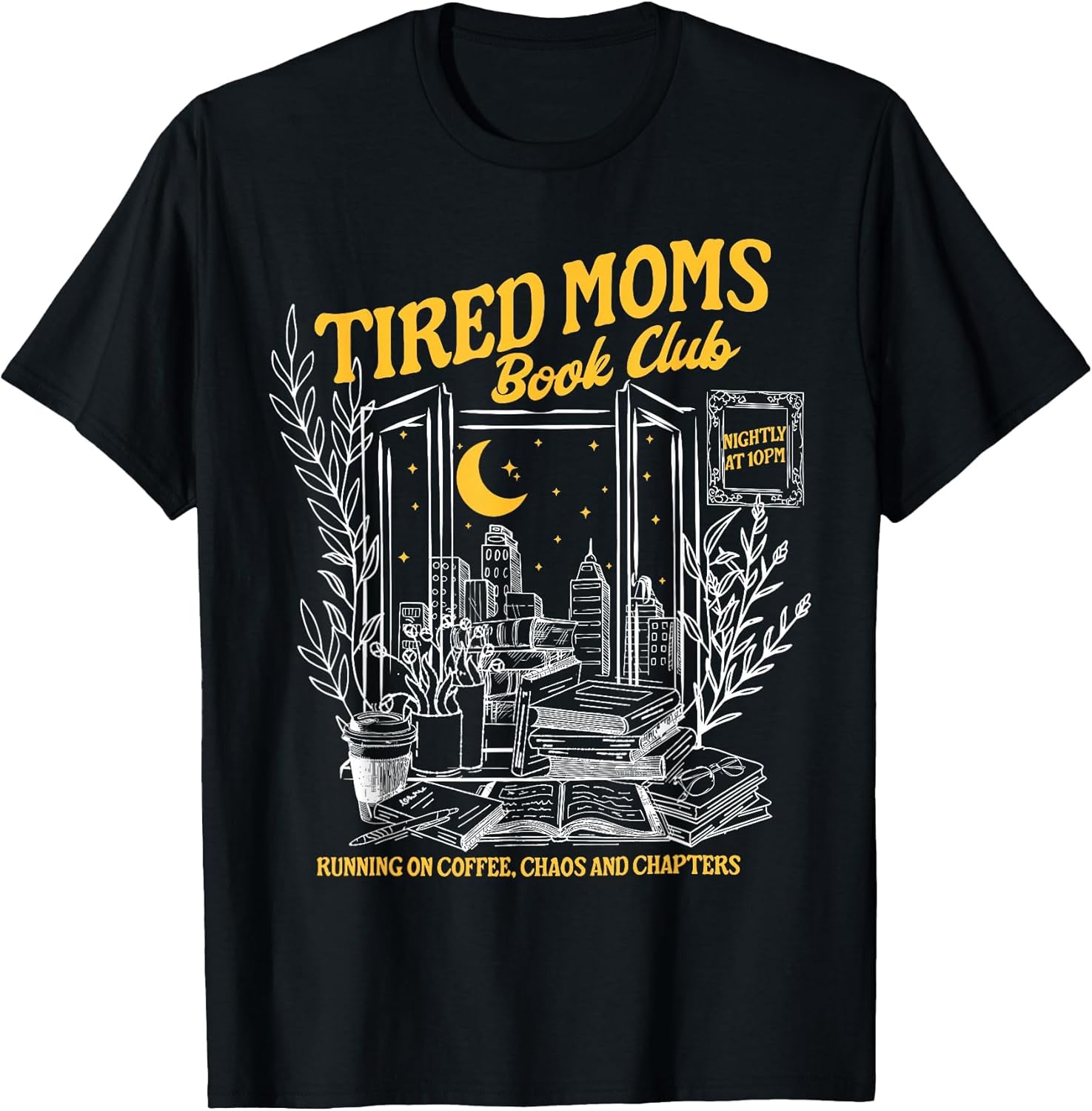 Retro Tired Moms Book Club Booktrovert Mothers Day