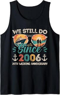 We Still Do 20th Wedding Anniversary 20 Years Married Cruise Tank Top