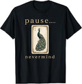 Pause Nevermind Vintage Funny Mahjong Lovers Tile Game T-Shirt