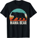 Funny Mama Bear TShirt Mom Mothers Day Women Shirt