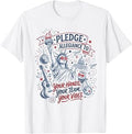 Pledge Allegiance to Your Hands Your Team Your Vibes America T-Shirt