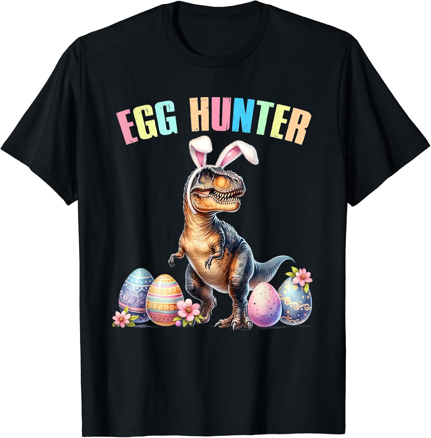 Dinosaur T Rex Easter Bunny Ears Boy Kids