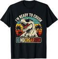I'm Ready to Crush Kindergarten Dinosaur Boy First Day Kid T-Shirt