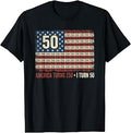 America Turns 250 I Turn 50 1976 50th Birthday T-Shirt