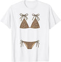 Leopard Bikini Hawaii Beach Girls Trip Summer Vacation T-Shirt