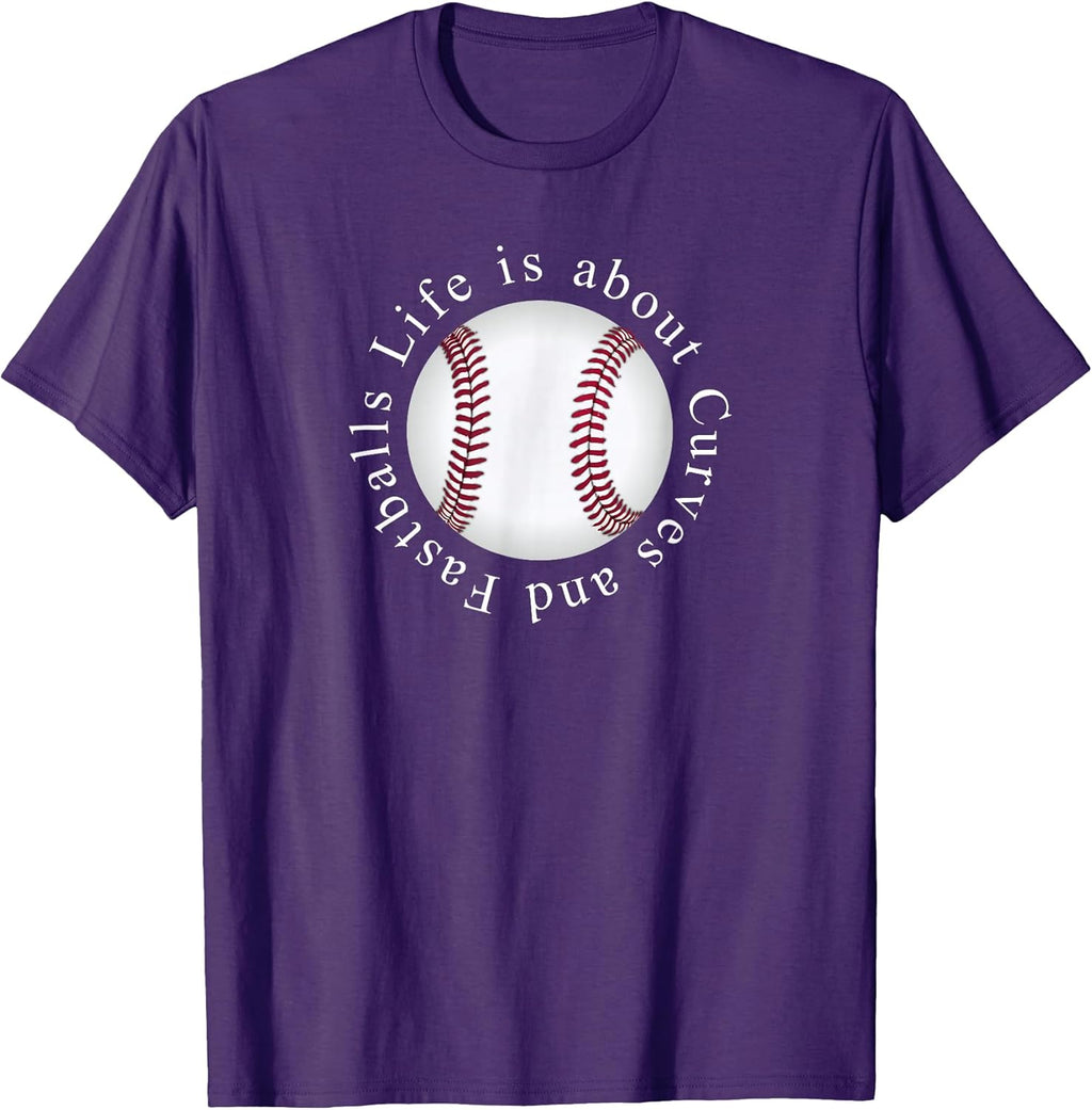 Life Is About Curves and Fastballs Merch