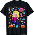 Lizzie McGuire Cartoon Lizzie Daily Life Icon Collage T-Shirt