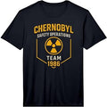 Mens Nuclear Power Plant, Chernobyl Safety Operations Team 1986 Performance T-Shirt