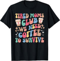 Groovy Exhausted Mom For Mother's Day