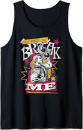 DCC You Will Not Break Me Distressed Carl Scrapbook Graphic Tank Top