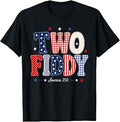 Two Fiddy Funny 250th Anniversary 4th of July Women Girl T-Shirt