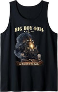 Big Boy 4014 Steam Locomotive American Iron Vintage Train Tank Top