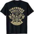 4th of July Memorial Day Boom, Patriotic Fireworks Director T-Shirt