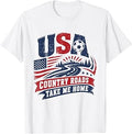 USA Country Roads Take Me Home T-Shirt