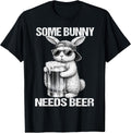 Funny Bunny Rabbit Drinking Drink Tee Easter Men