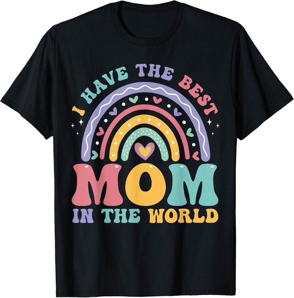 Rainbow Mother's Day Shirts For Toddler Daughter
