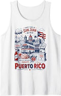 First Time in San Juan Puerto Rico Song Vacation Boricua Tank Top