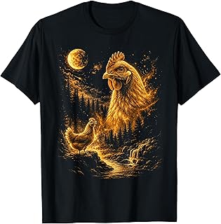 Cute Chicken Graphic Tee Boys Men Vintage Farm Animal T-Shirt