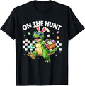 Cool Bunny Dino T-rex Happy Easter Egg Hunt 2026