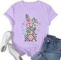 Funny Easter Shirt Women Chillin’ with My Peeps T-Shirt Happy Bunny Tee Rabbit Graphic Tee Top