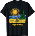 Gogh Riding Funny Cycling Van Gogh Art Bike T-Shirt