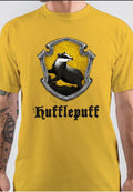 Hufflepuff Half Sleeve Yellow T-Shirt Hoodie, Sweatshirt | PureTeeCo.com
