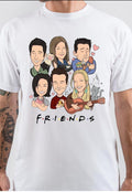 Friends TV Series White T-Shirt Hoodie, Sweatshirt | PureTeeCo.com