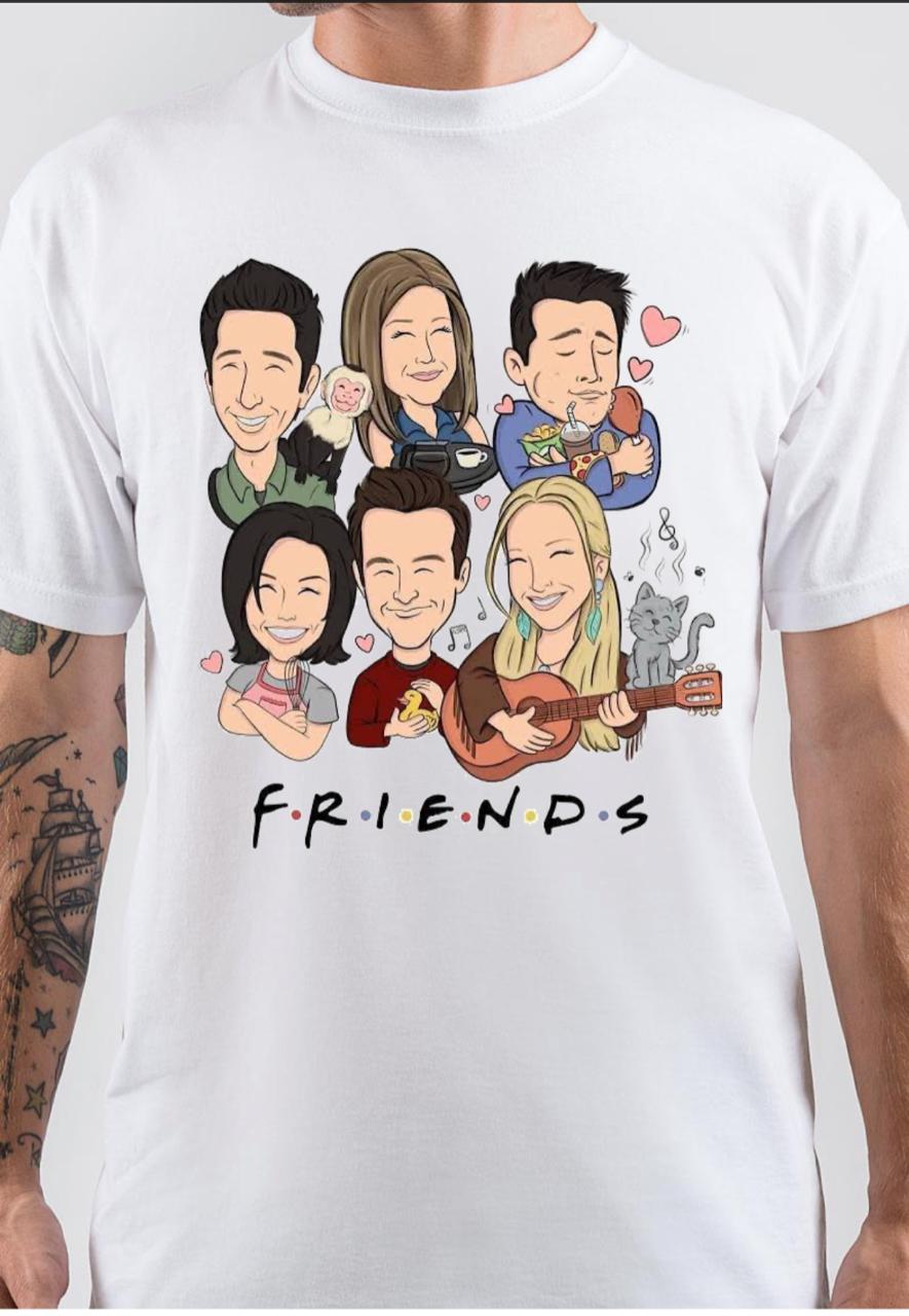 Friends TV Series White T-Shirt Hoodie, Sweatshirt | PureTeeCo.com