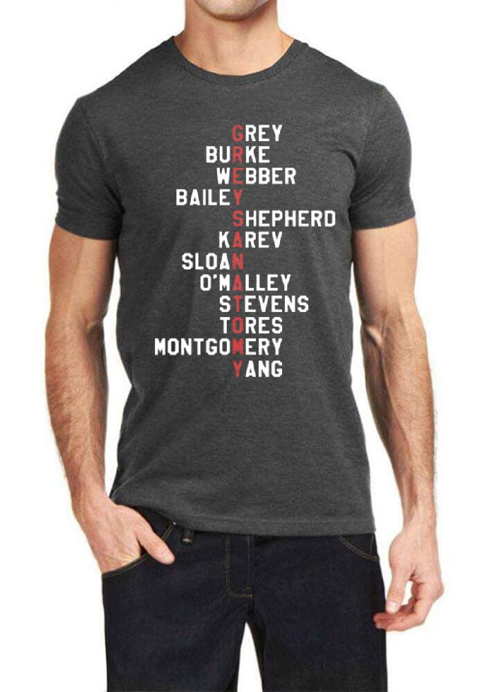 Greyâ€™s Anatomy Charcoal Grey T-Shirt Hoodie, Sweatshirt | PureTeeCo.com