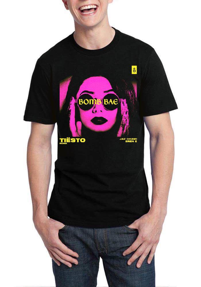 Bomb Bae Black Half Sleeve T-Shirt Hoodie, Sweatshirt | PureTeeCo.com