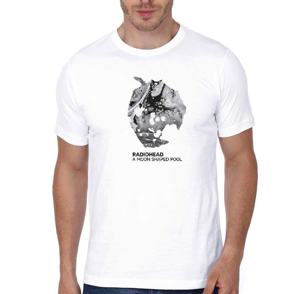 A Moon Shaped Pool Half Sleeve White T-Shirt Hoodie, Sweatshirt | PureTeeCo.com