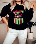 BATCH 69-SKETCHY ELF 2- CREW NECK SWEATSHIRT T-Shirts, Hoodie | PureTeeCo.com (Image 1)
